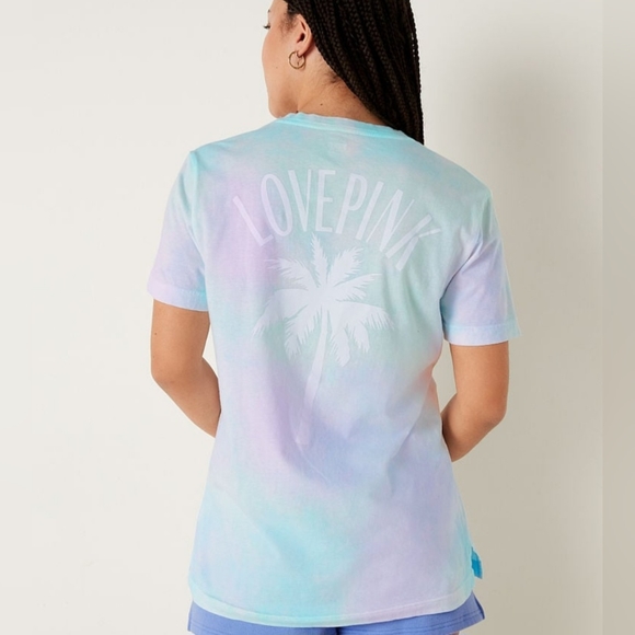 Victorias Secret Pink Henley T-Shirt  Brand New 💎 - Picture 2 of 6